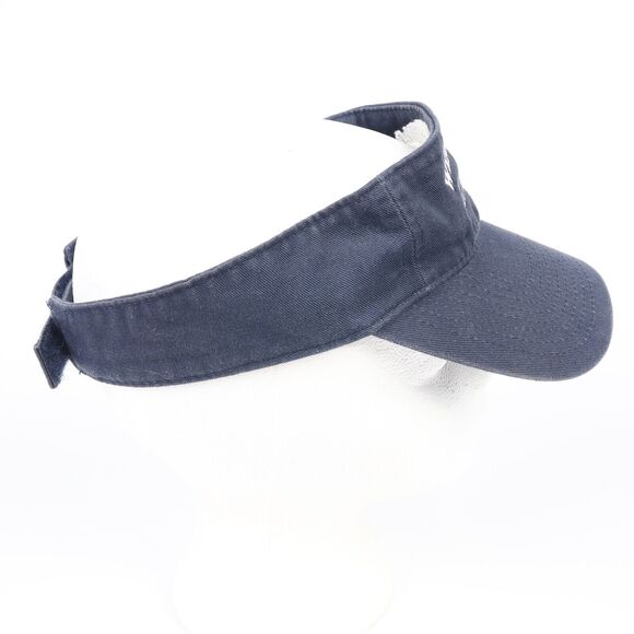 Wrigley Field Chicago Illinois Embroidered H&L Sun Visor by Nissun Cap Dark Blue - Picture 3 of 7